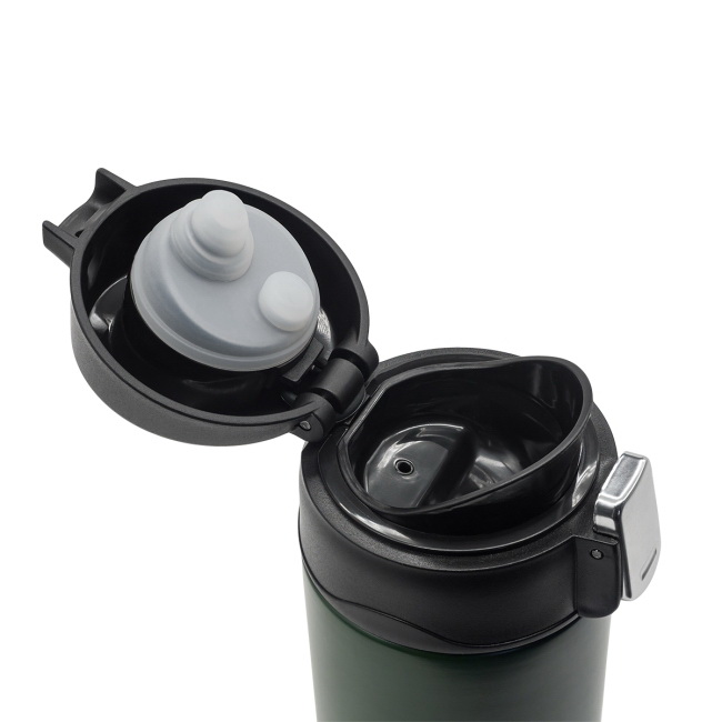 340 ml zielony kubek termiczny Bergen, stal nierdzewna