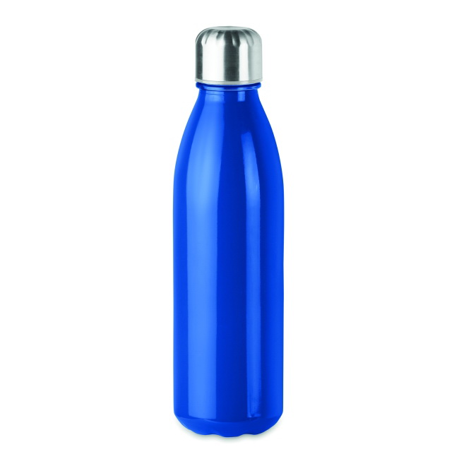 Aspen Glass 650 ml – niebieska butelka z logo