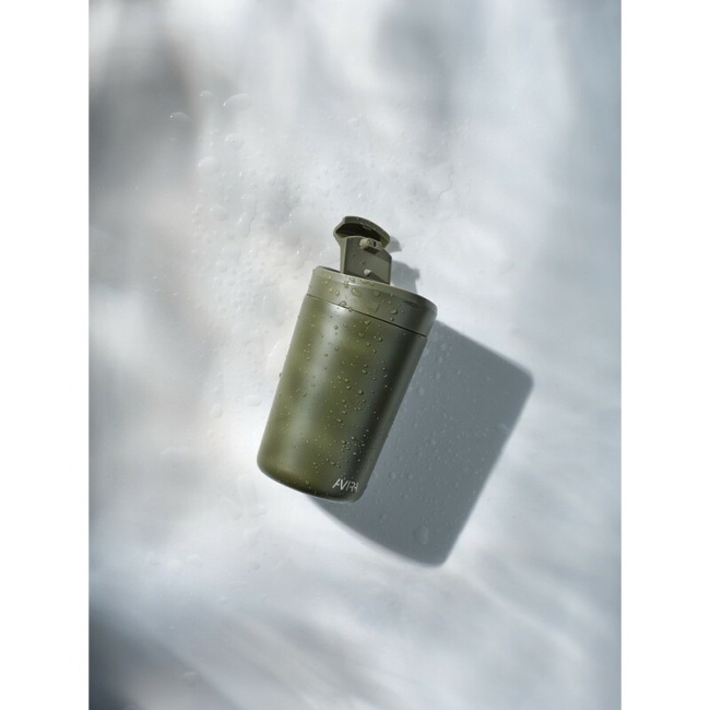 Avira Alya 300 ml – zielony kubek termiczny z uchwytem