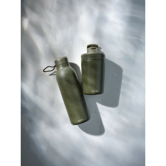 Avira Alya 300 ml – zielony kubek termiczny z uchwytem