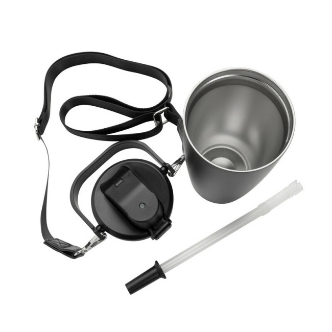 Avira Ayala Black 600 ml – kubek termiczny z uchwytem