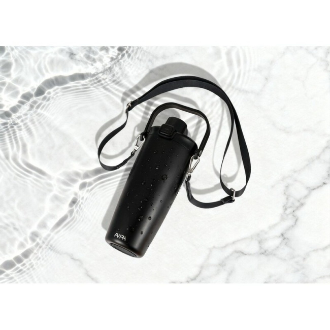 Avira Ayala Black 600 ml – kubek termiczny z uchwytem