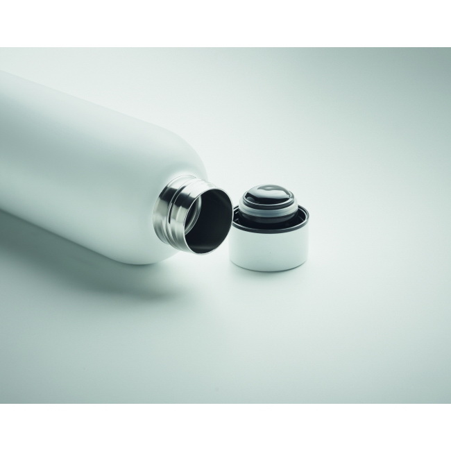 Biała butelka termiczna Athena 500 ml ze stali