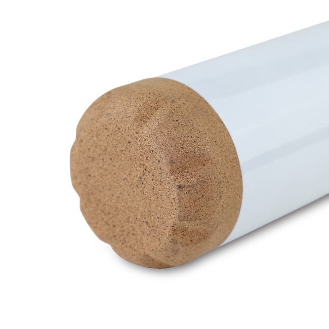 Biała butelka termiczna Jowi 500 ml z korkiem