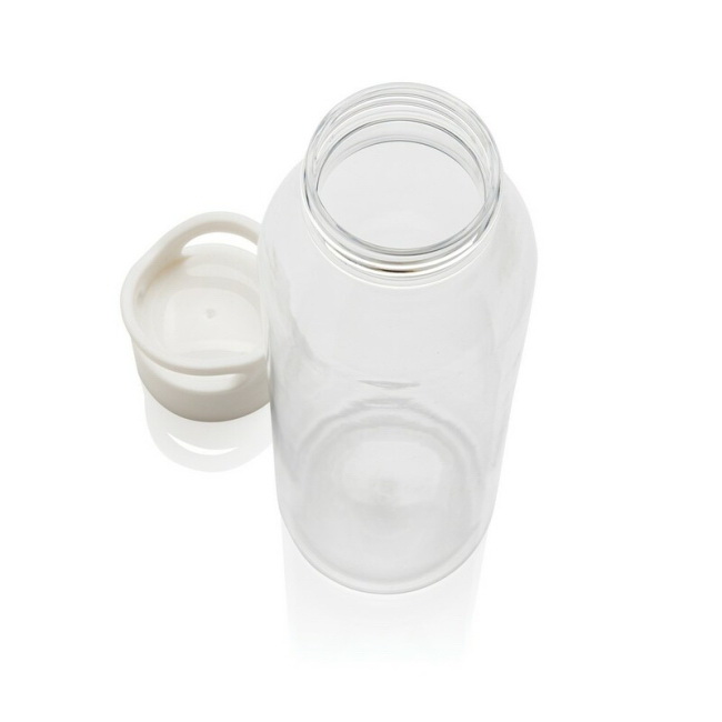 Biały bidon sportowy RPET 650 ml z logo