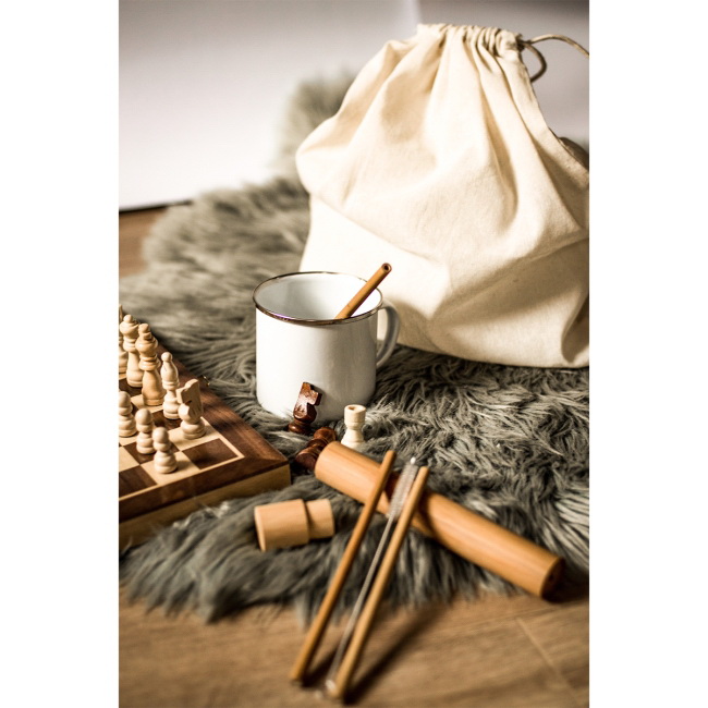 Biały kubek emaliowany Oldie 500 ml z nadrukiem