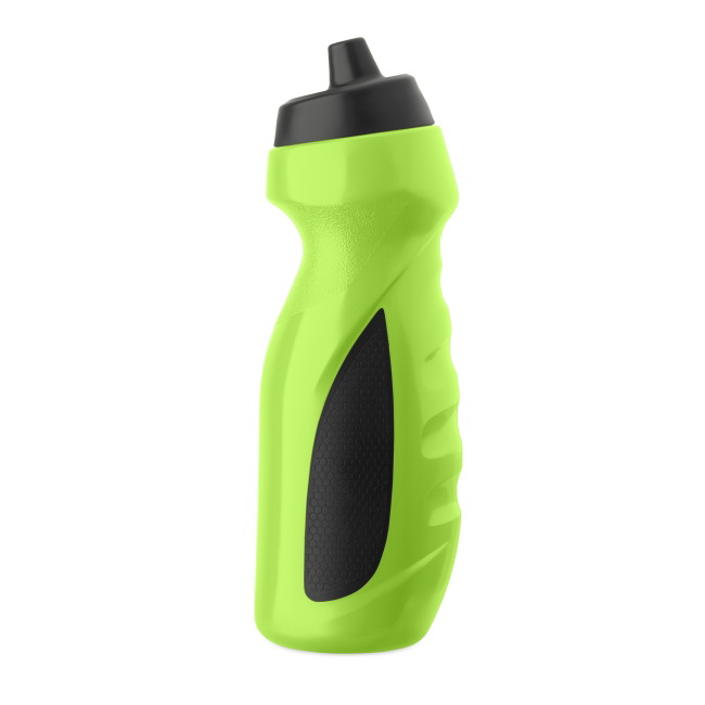 Bidon 700 ml LDPE fluorescencyjny zielony z logo