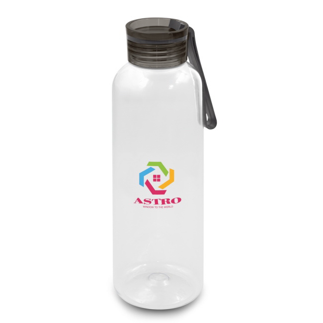 Bidon RPET 500 ml czarny z logo