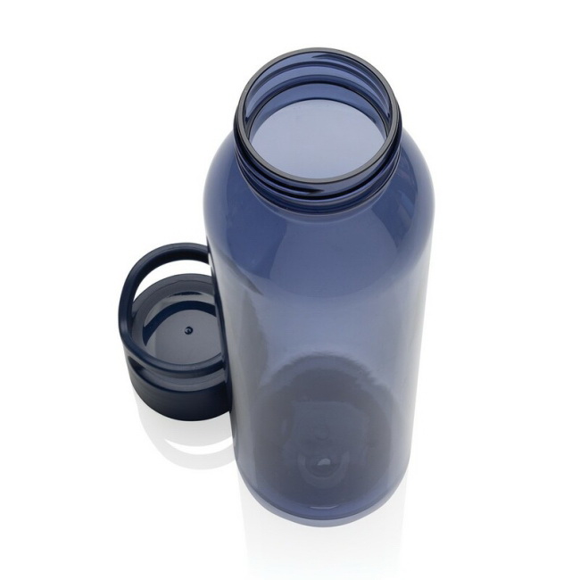Bidon RPET 650 ml niebieski z uchwytem, pod nadruk