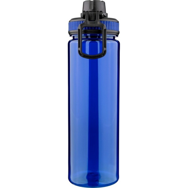 Bidon RPET 750 ml granatowy z miejscem na logo