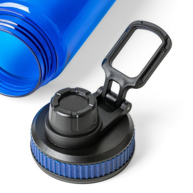 Bidon RPET 750 ml granatowy z miejscem na logo