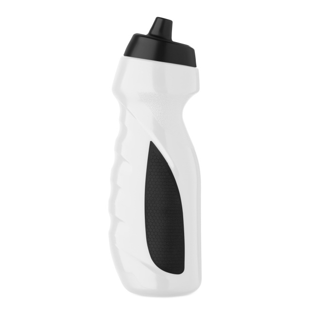 Bidon sportowy biały 700 ml – LDPE, miejsce na logo