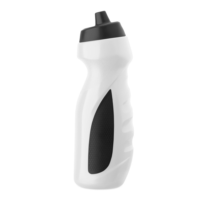 Bidon sportowy biały 700 ml – LDPE, miejsce na logo