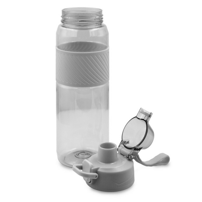 Bidon Tritan 850 ml Flore szary z miejscem na logo