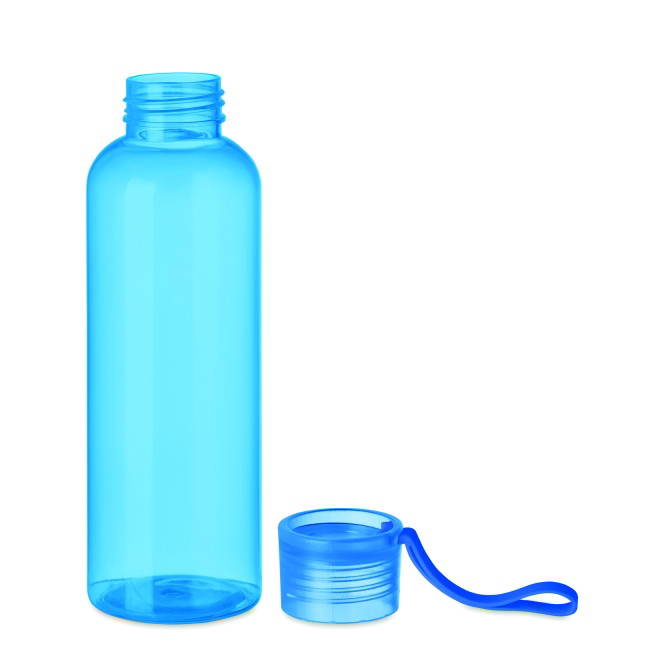 Bidon Tritan Indi 500 ml, niebieski z zawieszką