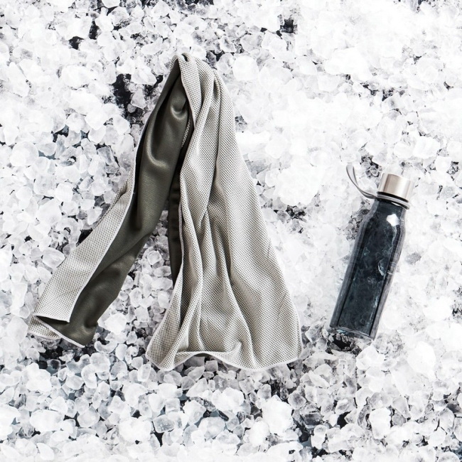 Bidon Tritan VINGA Lean 600 ml grafitowy z logo