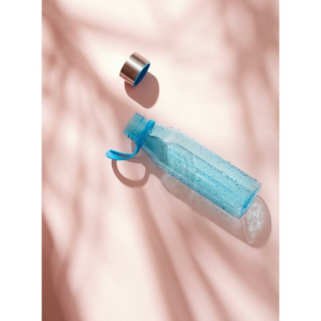 Bidon Tritan VINGA Lean 600 ml – niebieski z logo