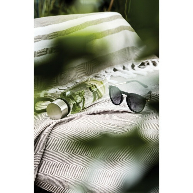 Bidon Tritan VINGA Lean 600 ml transparentny z logo