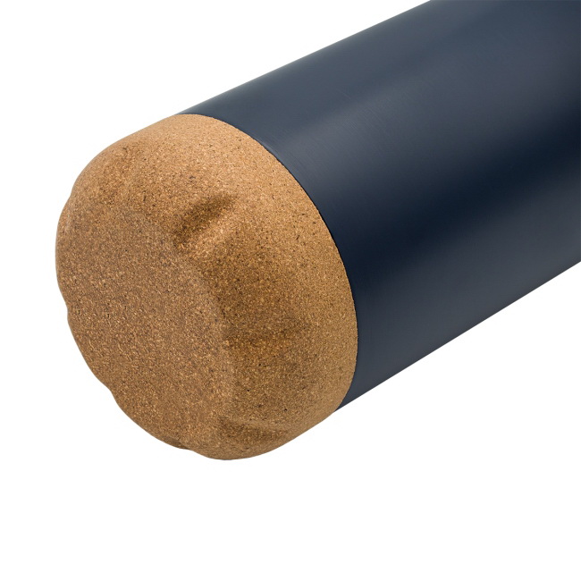 Butelka termiczna 500 ml granatowa z korkowym spodem