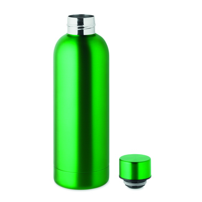 Butelka termiczna 500 ml, zielona stal z recyklingu