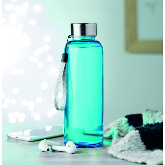 Butelka Tritan 500 ml transparentny turkus