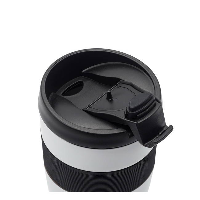 Carol 300 ml – biały kubek termiczny z grawerem