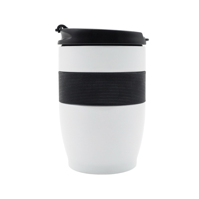 Carol 300 ml – biały kubek termiczny z grawerem