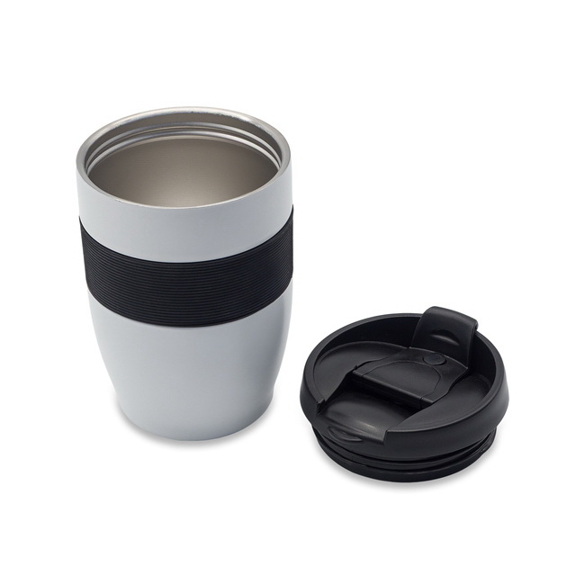 Carol 300 ml – biały kubek termiczny z grawerem