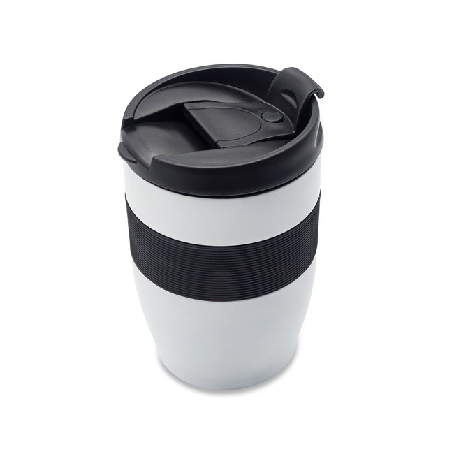 Carol 300 ml – biały kubek termiczny z grawerem