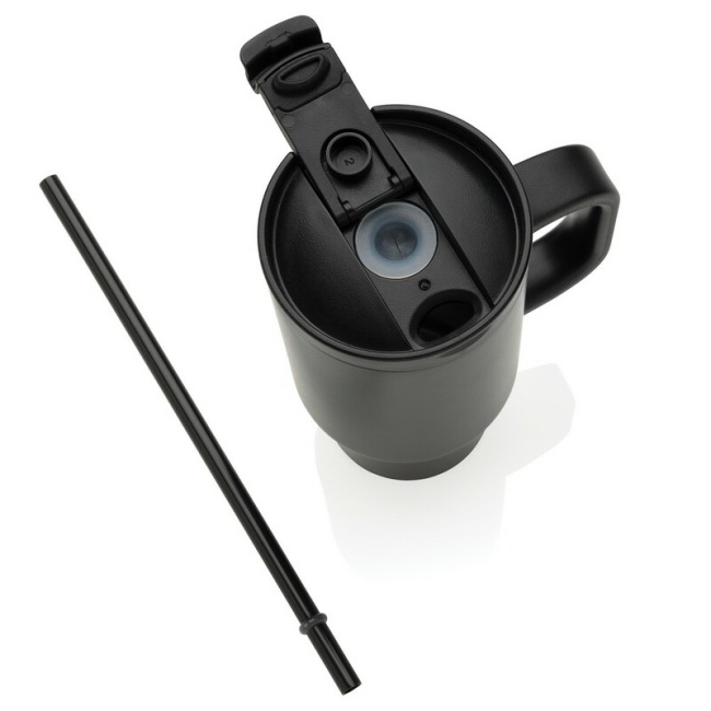 Cruiser 480 ml – czarny kubek termiczny z uchwytem