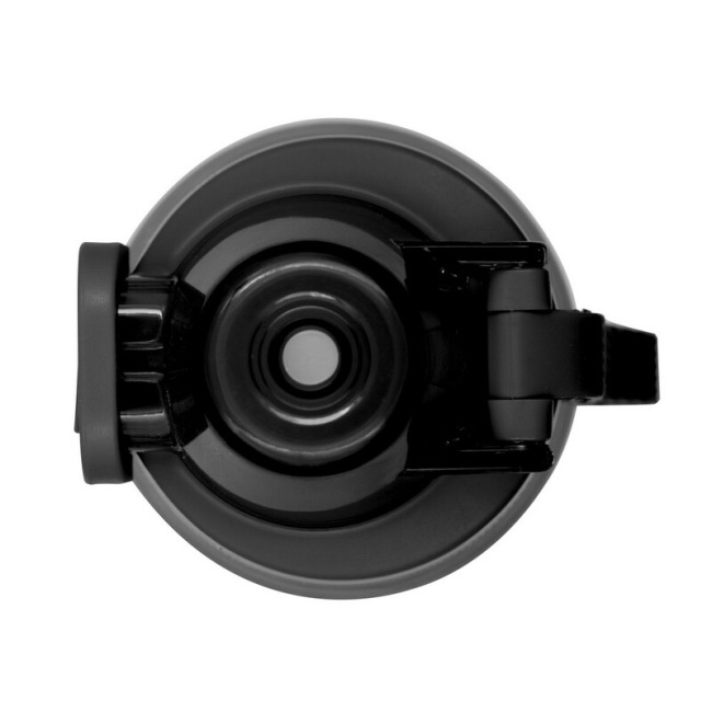 Czarny bidon Tritan Flore 850 ml z ustnikiem