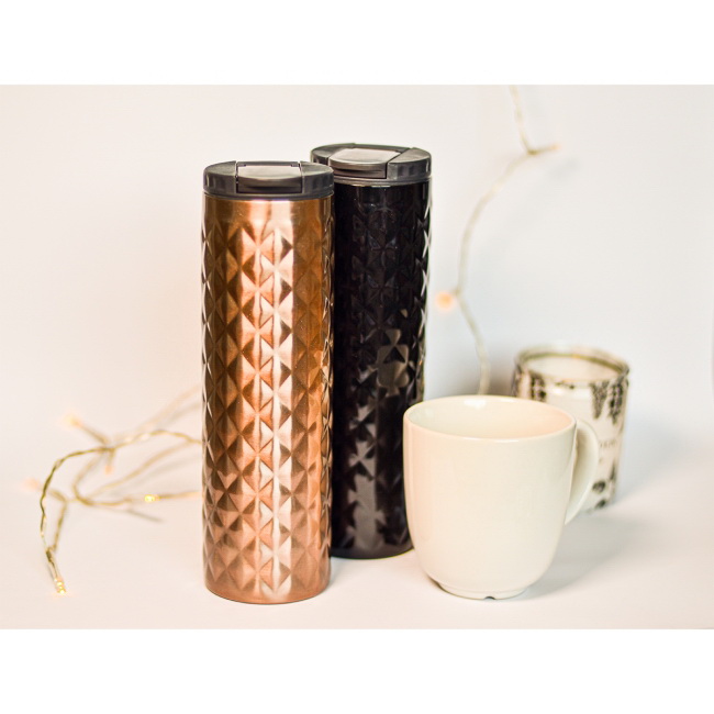 Dawson kubek termiczny 450 ml złoty, stal 18/8