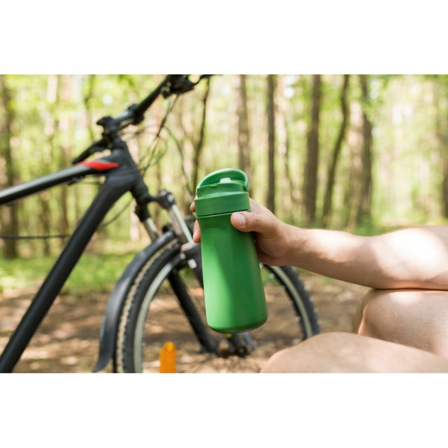 Grafitowy kubek termiczny 450 ml, stal nierdzewna