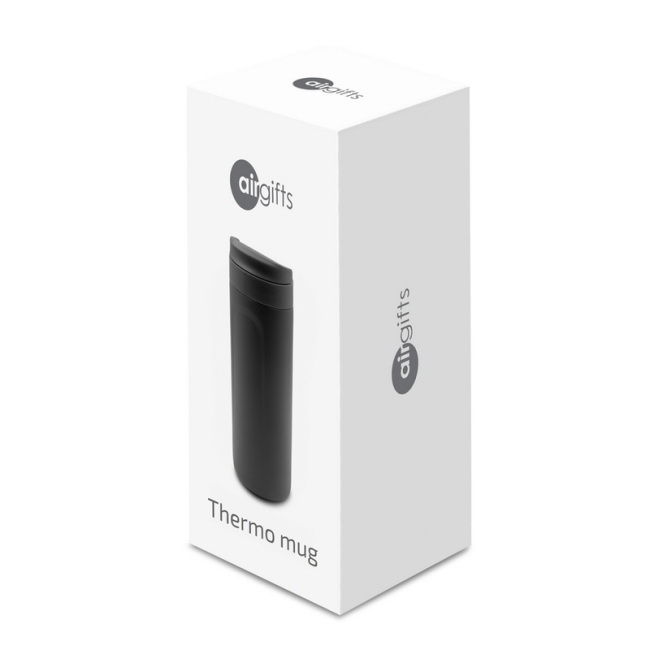 Grafitowy kubek termiczny 600 ml z logo