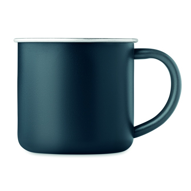 Granatowy kubek Caribu 300 ml ze stali z recyklingu