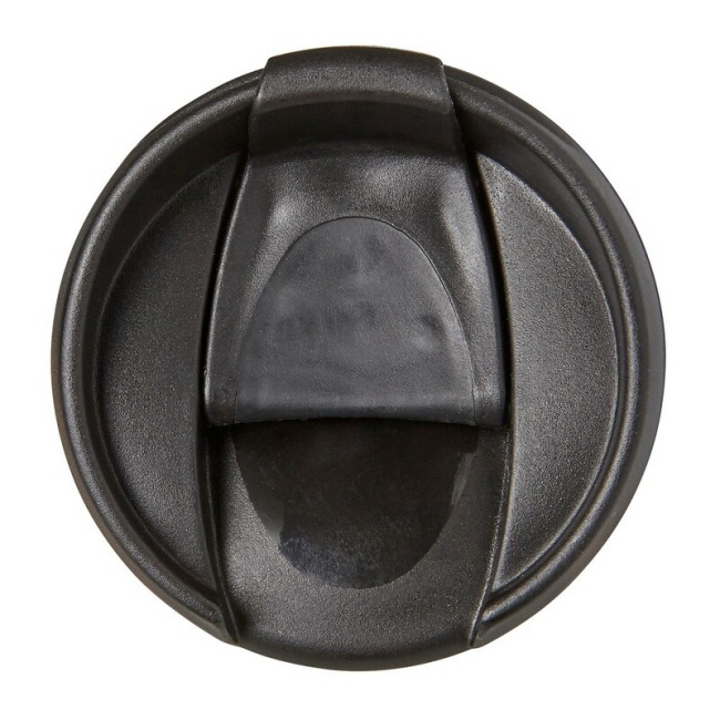 Granatowy termokubek stalowy 300 ml z uchem pod logo