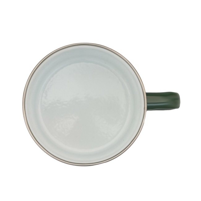 Kubek emaliowany stal węglowa 500 ml zielony