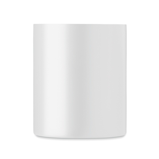 Kubek stalowy 300 ml biały z karabińczykiem