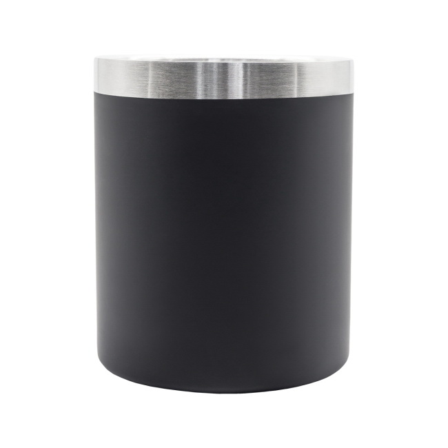 Kubek stalowy 300 ml Magaro czarny z karabińczykiem