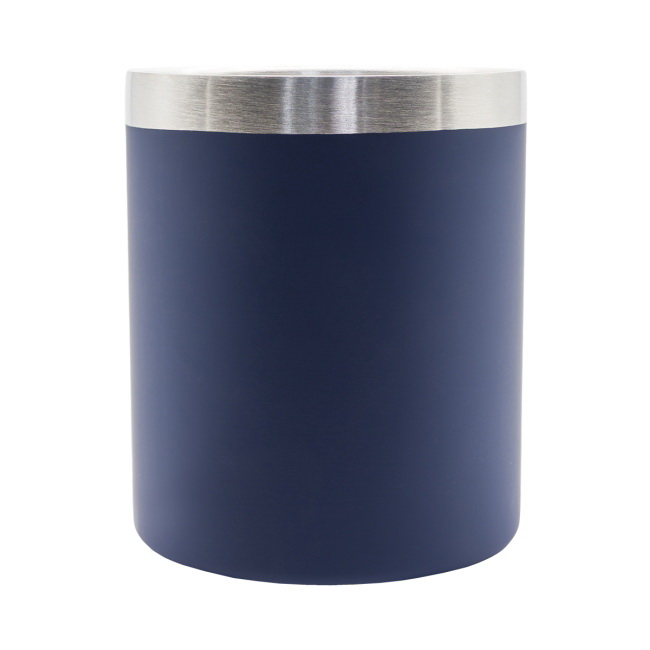 Kubek stalowy 300 ml Magaro granatowy, karabińczyk