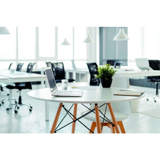 Kubek stalowy Irmug 350 ml biały z silikonową pokrywką