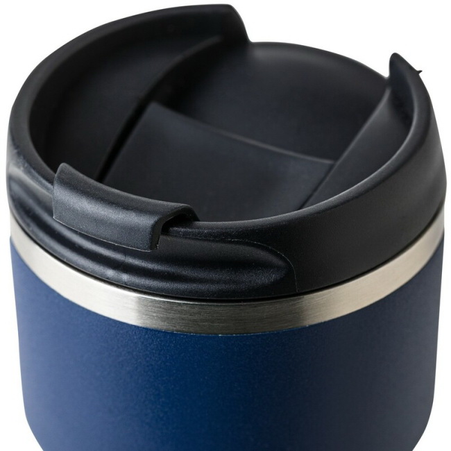 Kubek termiczny 175 ml granatowy, stal z recyklingu