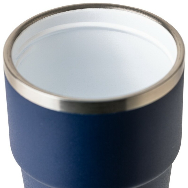Kubek termiczny 175 ml granatowy, stal z recyklingu