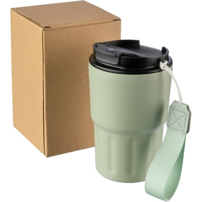 Kubek termiczny 320 ml stal nierdzewna, jasnozielony