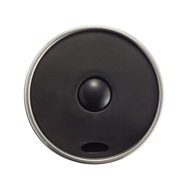 Kubek termiczny 350 ml biały, stal, blokada klik