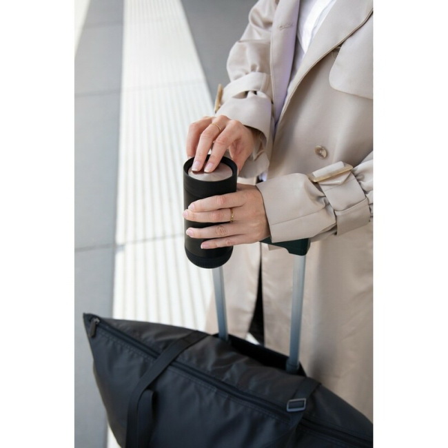 Kubek termiczny 350 ml VINGA Erie – czarny, stal RCS