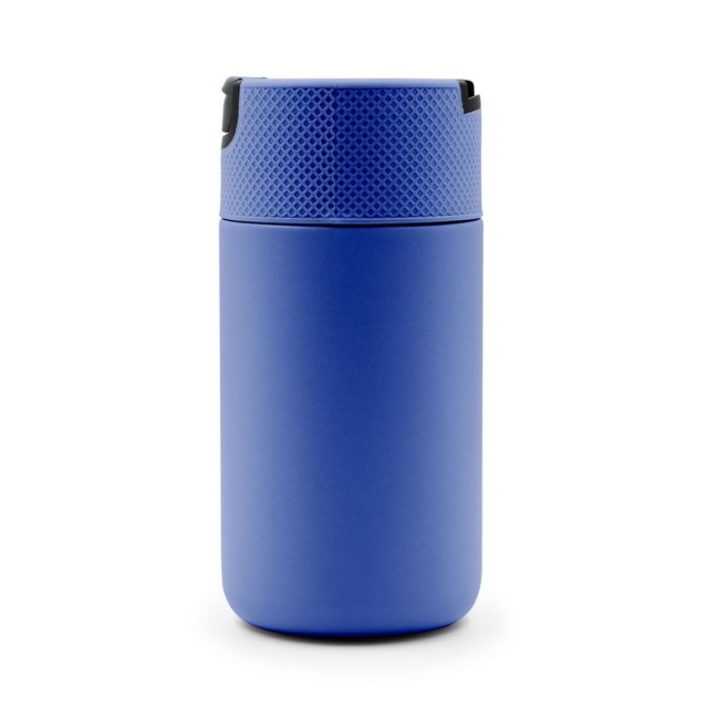 Kubek termiczny 400 ml Air Gifts niebieski z logo