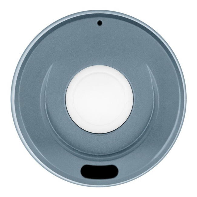 Kubek termiczny 400 ml, stal/ceramika, biały mat