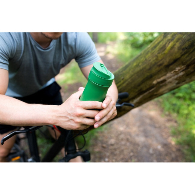 Kubek termiczny 450 ml, stal nierdzewna – zielony