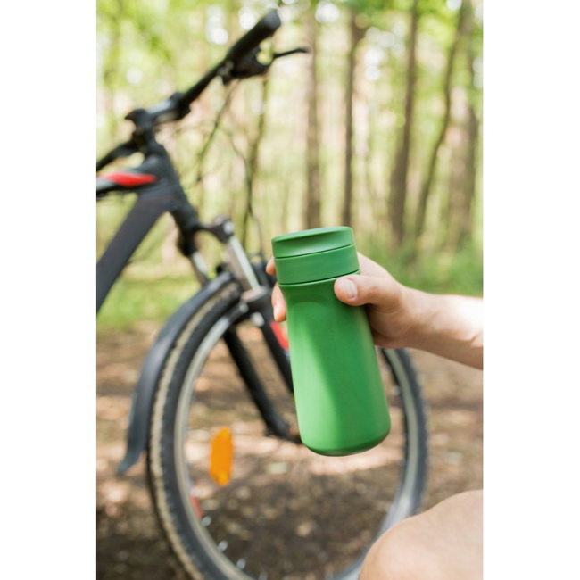 Kubek termiczny 450 ml, stal nierdzewna – zielony